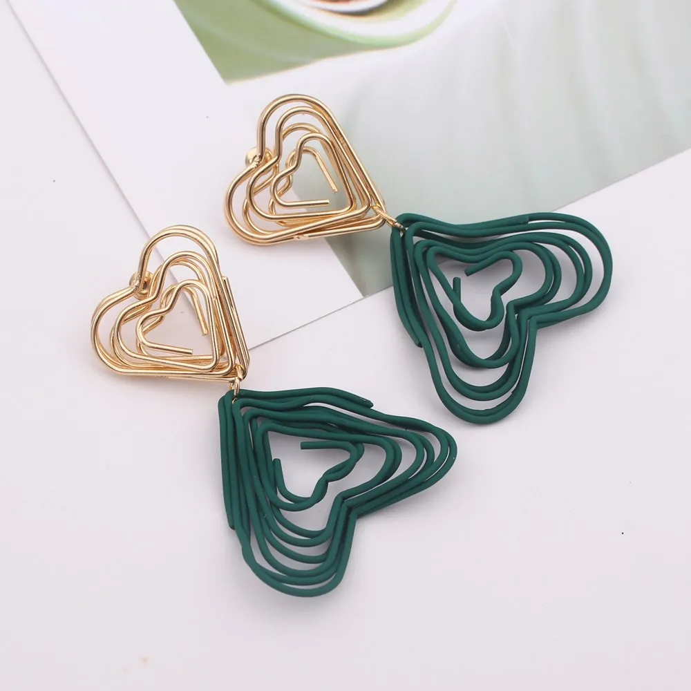 Новый 2020 большие длинные серьги для женщин ассиметричное геометрическая форма