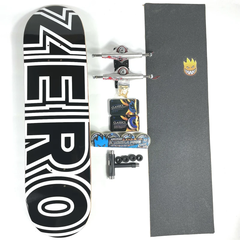 

Zero 7-Layer Canadian Color Maple High Professional Skateboard Double Rocker Multi-Size 7.75 7.8 8.0 8.125 8.25/8.375/8.5 Inch