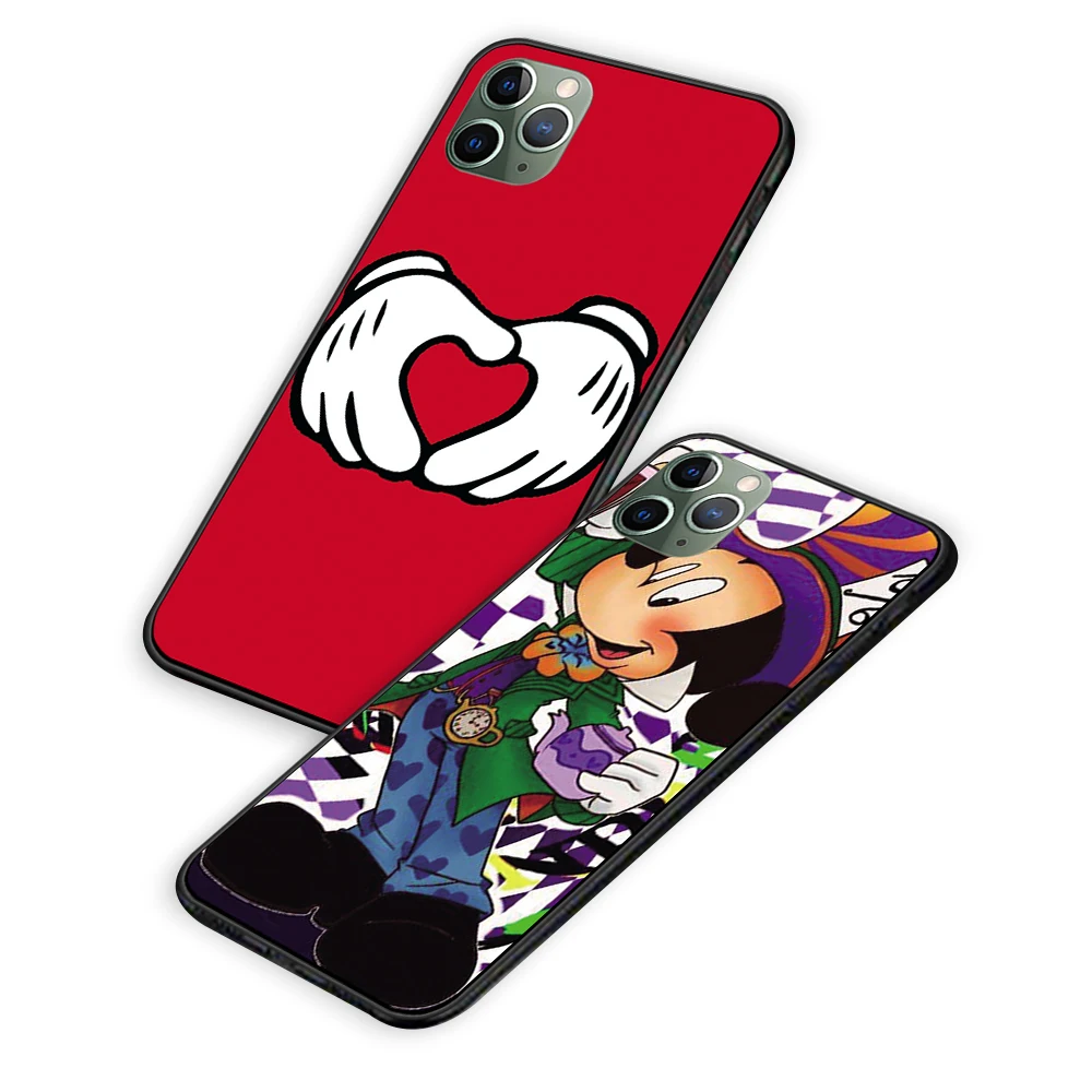 Милый сердитый Микки Минни комикс для iPhone 5 5S 6 6s 7 8 Plus X XS XR 11 Pro Max черный чехол ТПУ чехол