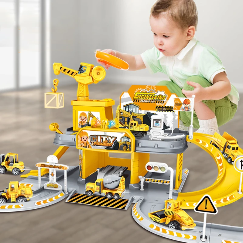 

Automobile Building Children's Parking Lot Toys Alloy Car Small Garage Super Large Three-dimensional Multilayer Boy Gift