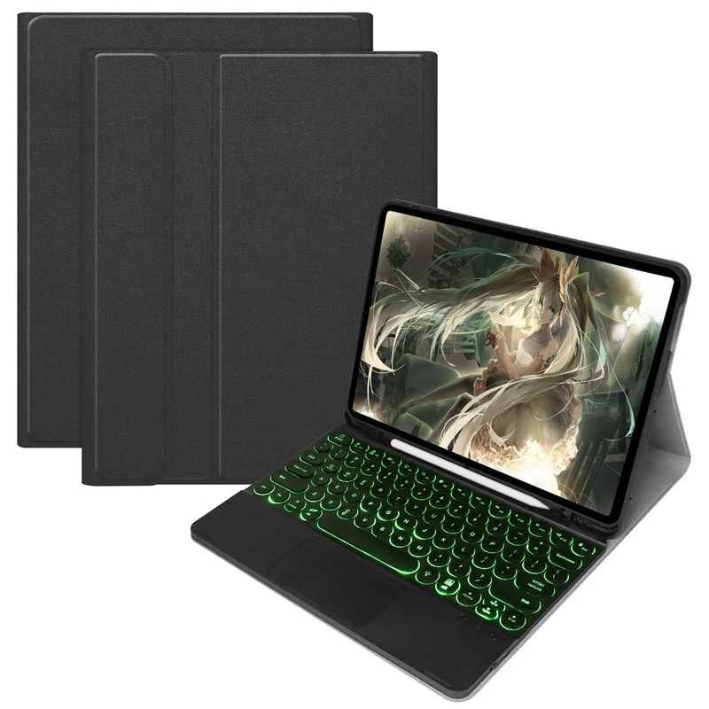 Беспроводной клавиатура для 2020 iPad Pro 12 9 дюймов из искусственной кожи чехол + 7 Цвет