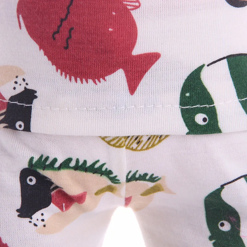 1 комплект хлопковой пижамы с рисунком рыбы Одежда для куклы 18 дюймов