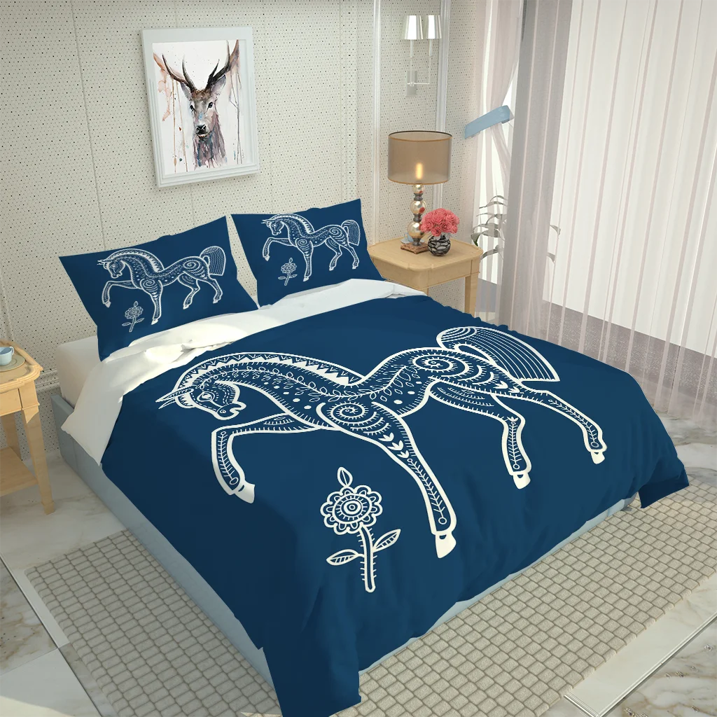 Слон с крыльями Комплект постельного белья героями мультфильмов Постельное