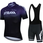 STRAVA 2022 мужская летняя велосипедная одежда с коротким рукавом комплект MTB Униформа триатлон Ropa Ciclismo Verano дышащая велосипедная майка