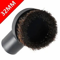 32mm vacuum cleaner accessories brush head suction head horse hair round brush brush long hair brush nozzle head floor brush