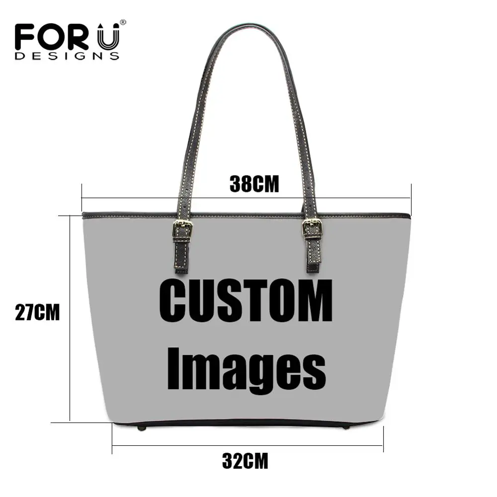 FORUDESIGNS/черный афро Детские футболки для девочек с принтом кожаные сумки из