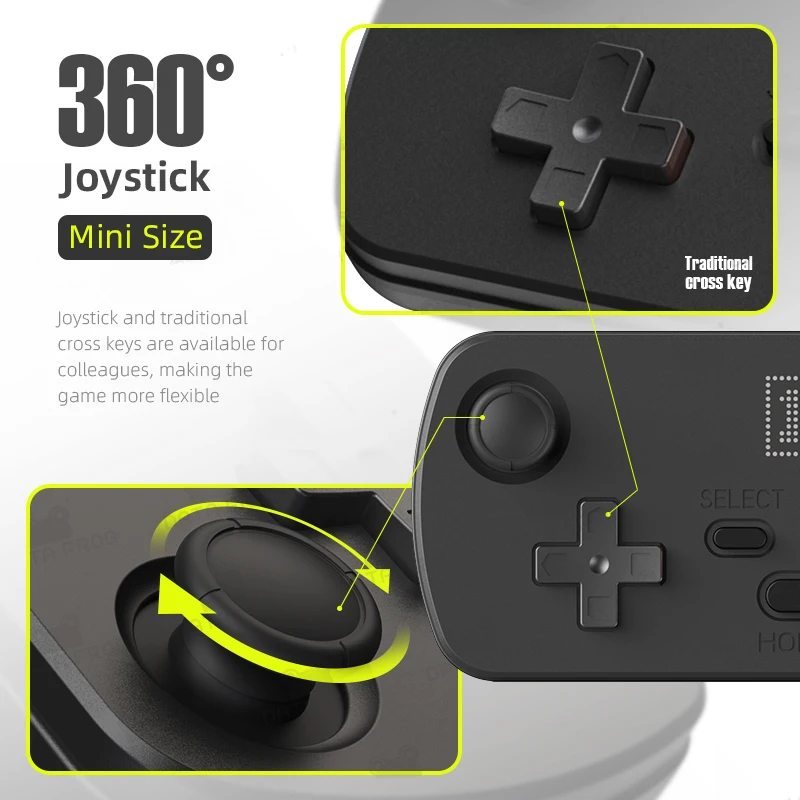 Data Frog USB Беспроводная портативная 4K HD видео Ретро игровая консоль со встроенными