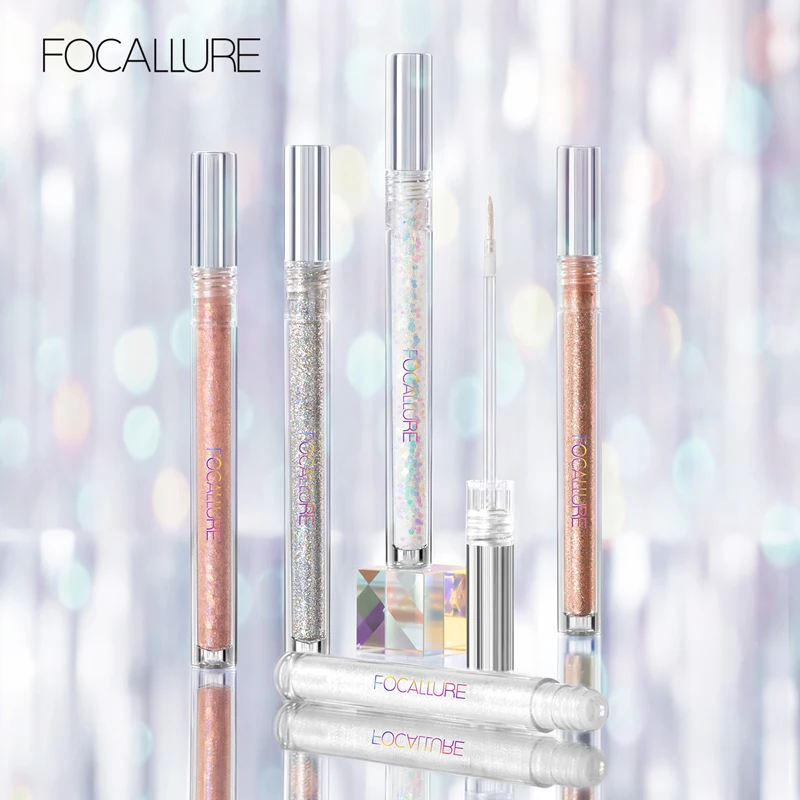 

FOCALLURE Liquid Eyeshadow Glitter For Eyes Cosmetics Eyeliner with Sparkles Shiny Shadows Professional Makeup For Women