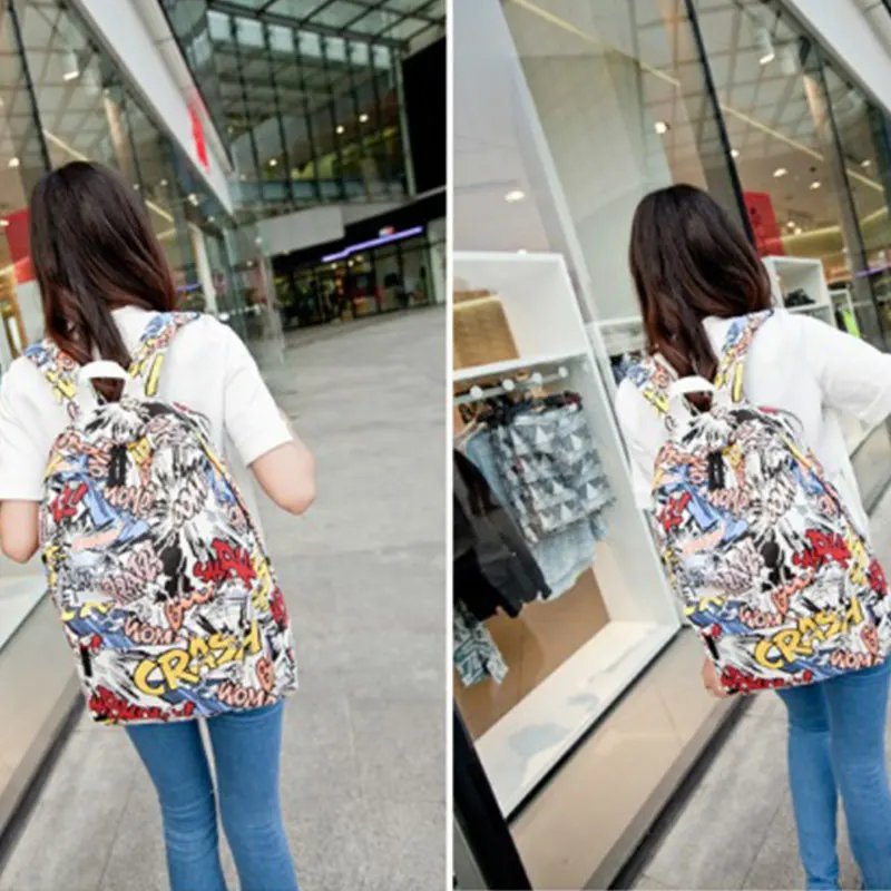 Модный рюкзак для учеников младшей и старшей школы Студенческая сумка в