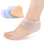 Прозрачные силиконовые Увлажняющие гелевые пяточные носки с трещинами для ухода за кожей ног, Защитные носки, функциональные носки для педиатра, лучшие