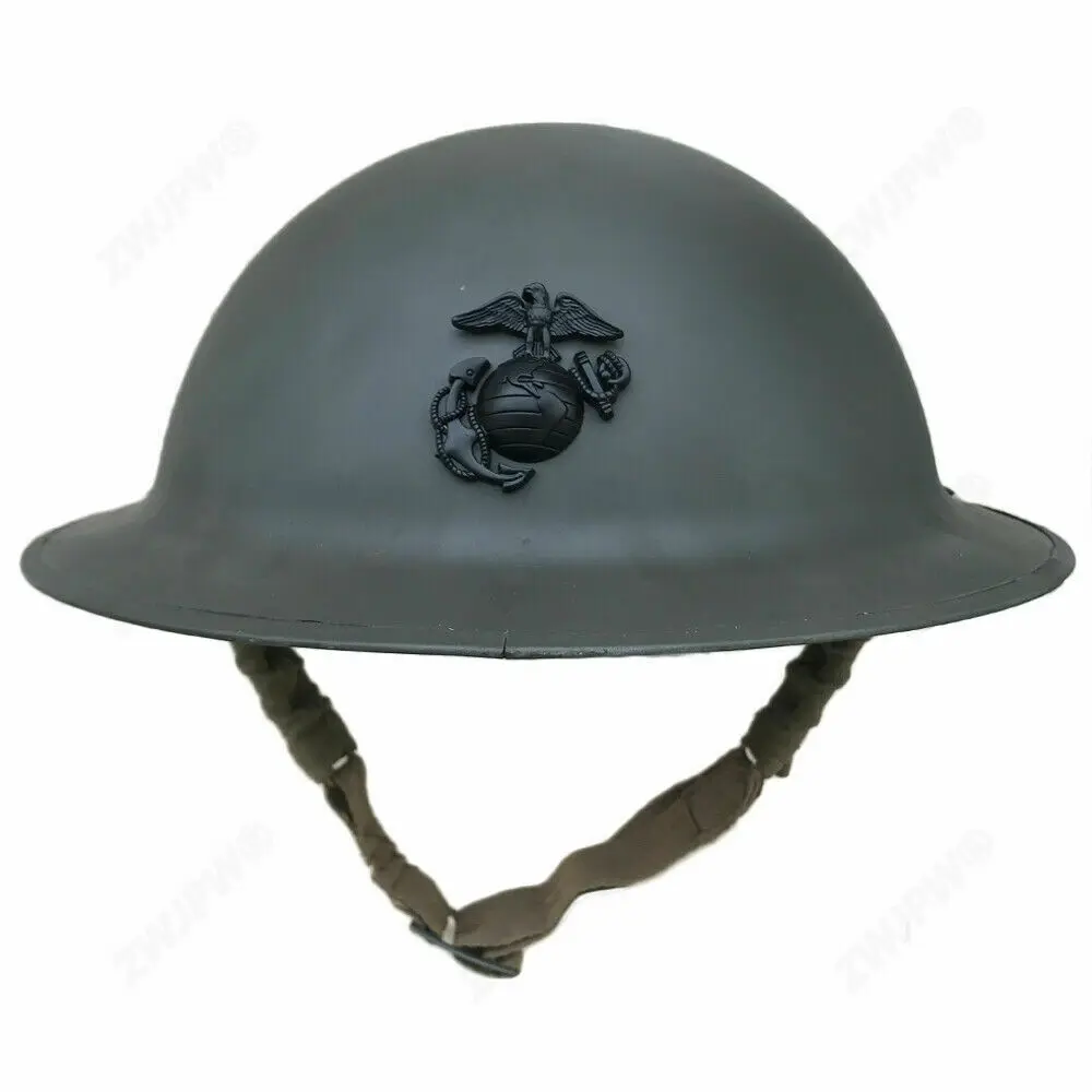 Tomwang201. WWI WW1 армия США M1917 Стальной шлем морской пехоты USMC с знаком орла|Спортивные