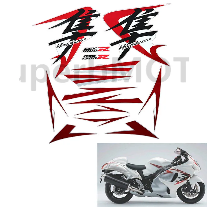 Светоотражающая наклейка на мотоцикл автомобильная для Suzuki GSXR1300 HAYABUSA 2008 2009 2010 2011