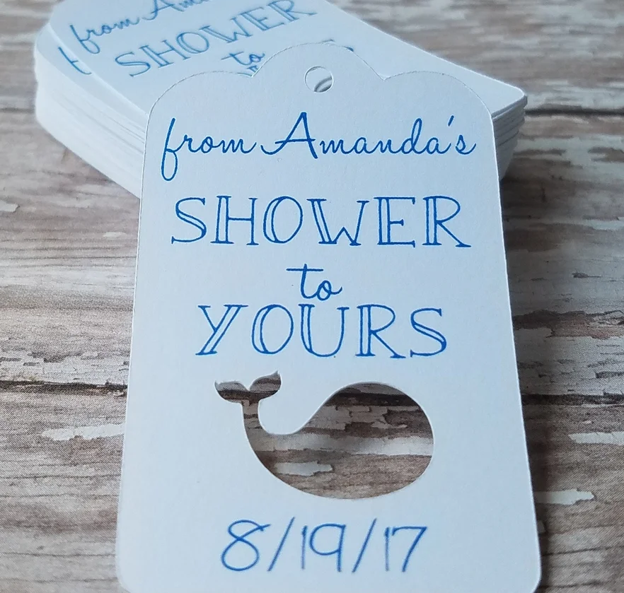 Бирки для ванны яркий Яркий малышей с надписью Морской малыш на любом языке душа s