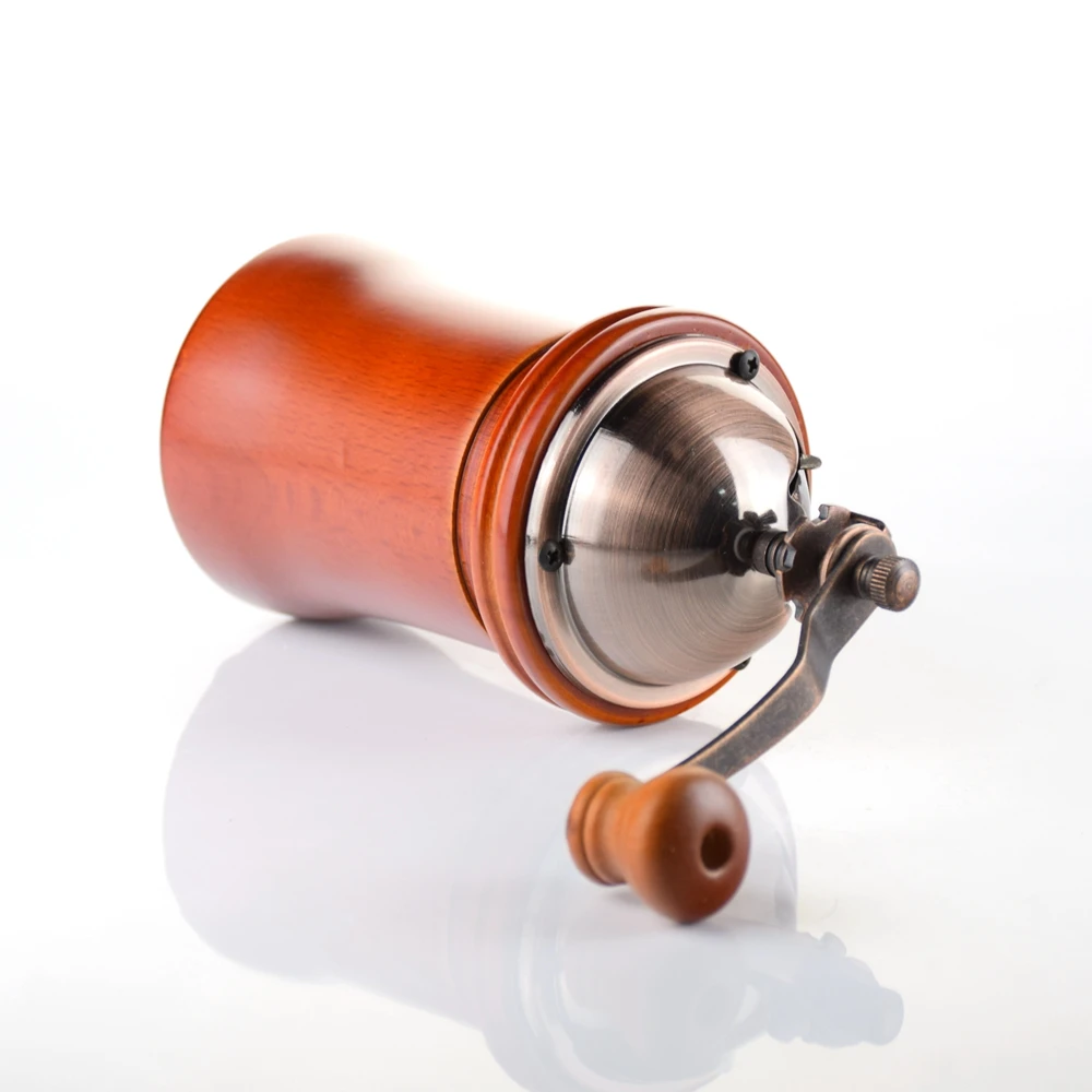 Ручная кофемолка ручная DDSKY винтажная деревянная под старину кофейная мельница