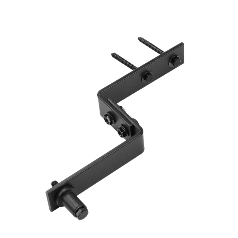 New-Steel Bypass Bracket Wall Mount Sliding Barn Doors Hardware Rack Part Z Design | Обустройство дома