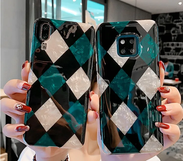 Ромб любовь shell ремень через плечо чехол для телефона для huawei P30 pro P20 P10 плюс mate10 mate20 honor 20 pro 10 9 nova 5 4 3 3i 2s