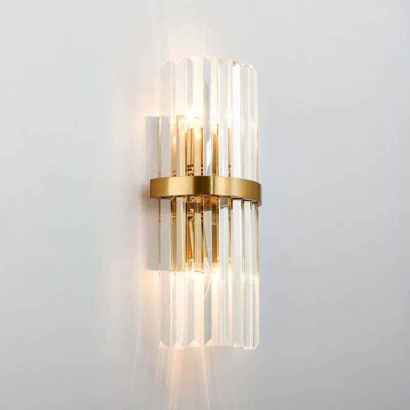 

Лофт abajur Хрустальный настенный светильник lamparas de techo colgante moderna led гостиная столовая Настенные светильники для дома