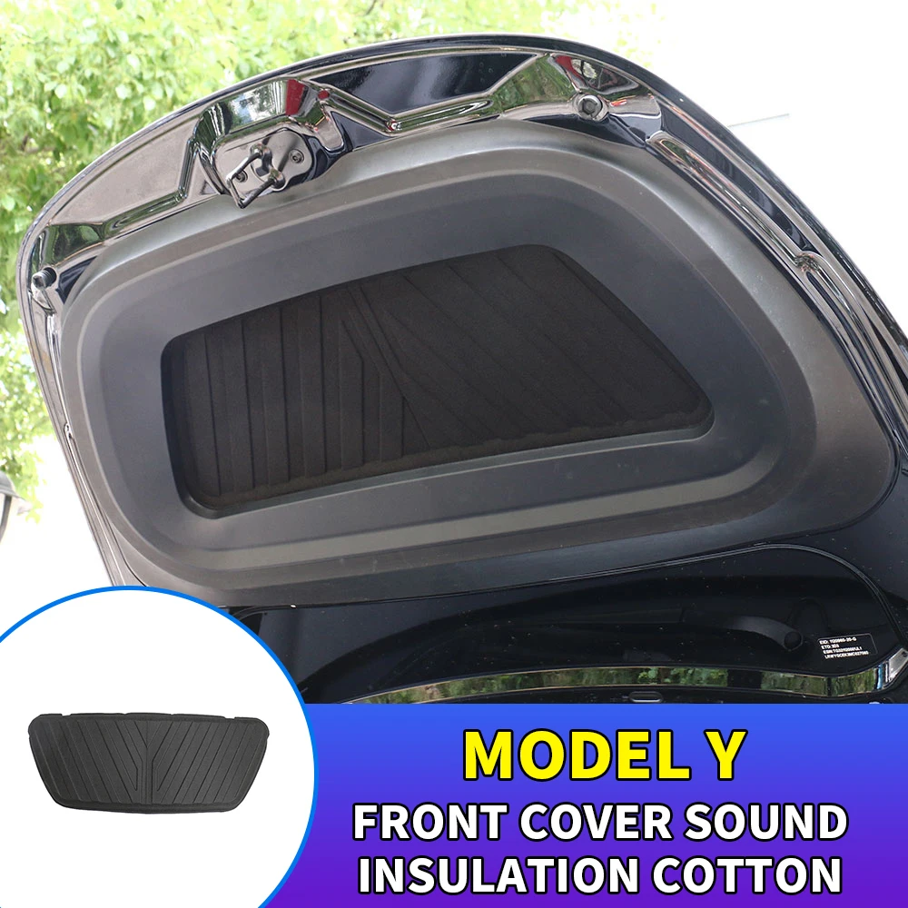 

For Tesla Model Y 2021 Front Trunk Lid Sound Insulation Cotton Interior Hood Dustproof Soundproof Modification Accessories