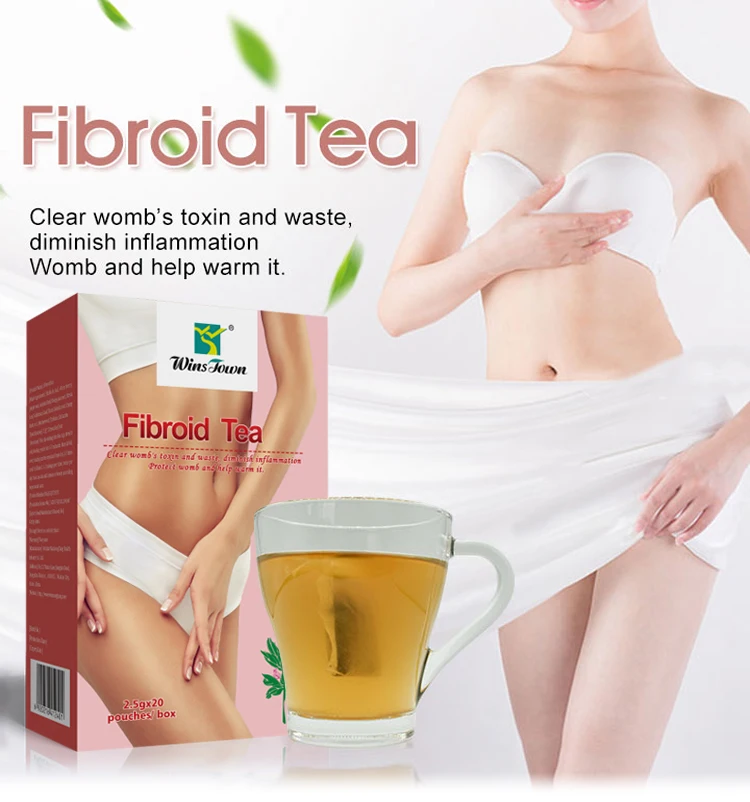 40 шт./2 упаковки травяные женские Fibroid Чай естественное решение для фибромиома