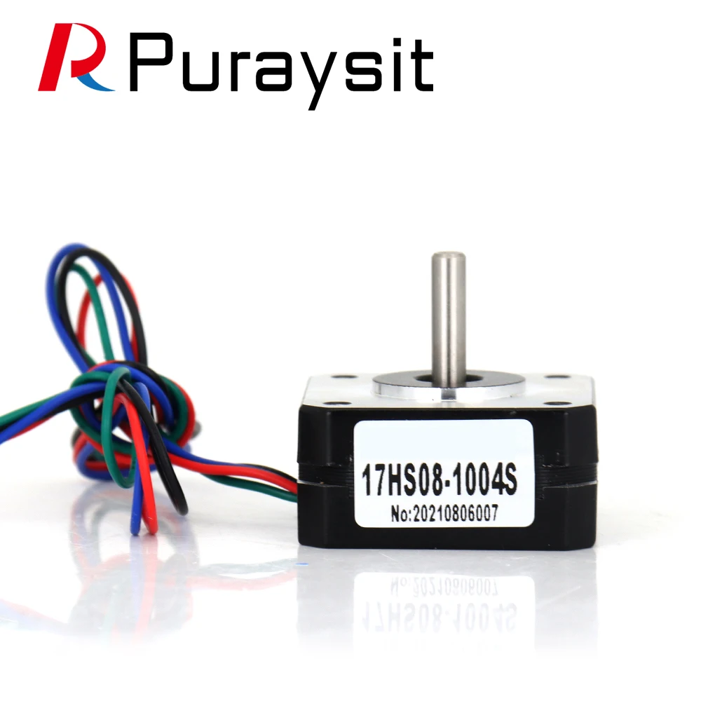 Шаговый двигатель Nema 17 20 мм 16 см 1A Nema17 шаговый 4-Lead 17HS08-1004S для экструдера с ЧПУ