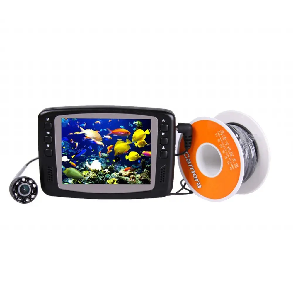 Подводный рыболокатор с мягким кабелем длиной 15 м рыболовная камера монитором 3 5