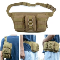 tactical men waist bag fanny utility pouch phone camera large capacity outdoor military hunting riding shoulder bags pack