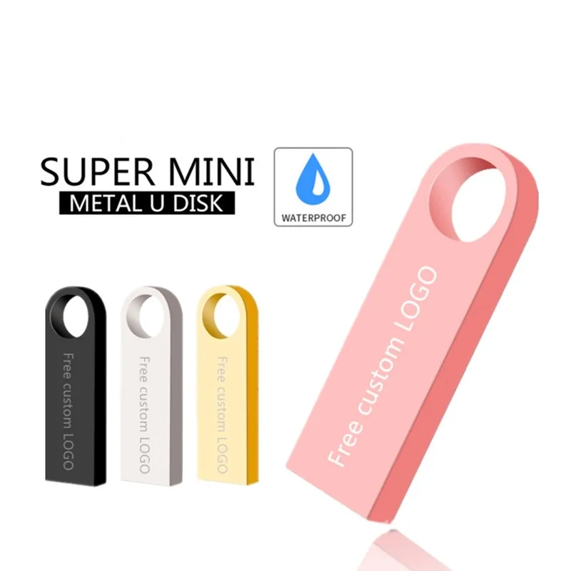 

Metal usb flash drive usb 2.0 flash memory stick 64GB 128GB high speed u disk 8GB pen drive 16GB pendrive 32GB free custom logo