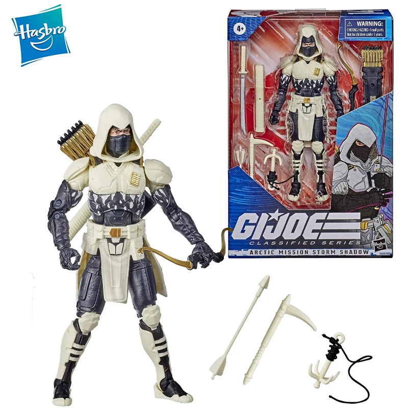 Hasbro 1/12G.I. Джо к категории серии Arctic Миссия Storm Shadow ПВХ 6 дюймовый фигурку аниме