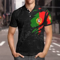 hawaii polo shirt portugal flag 3d all over print polo shirt men for women short sleeve summer t shirt 02