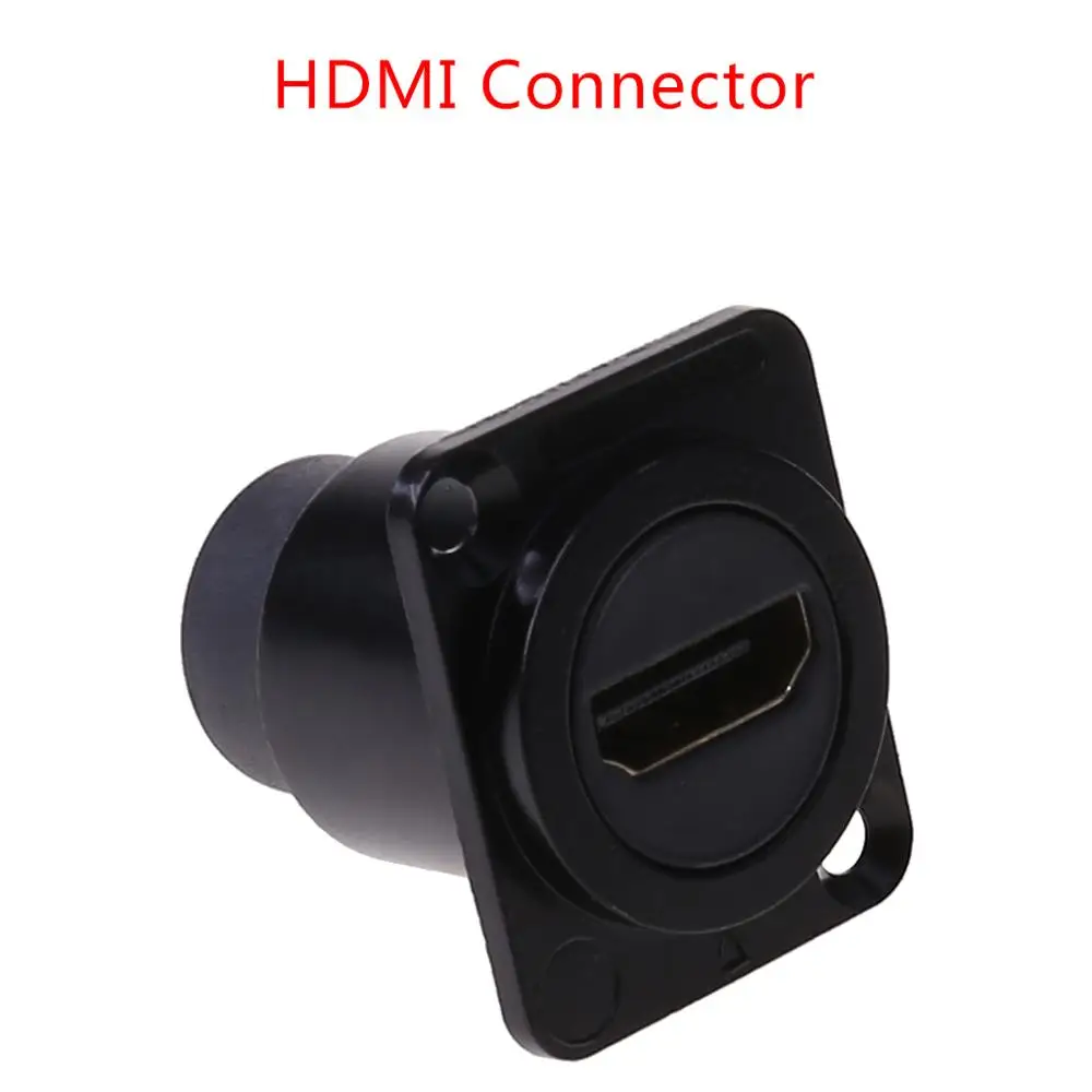 Разъем HDMI типа D RJ45 сетевой втулка шасси крепление на панели аудио разъем