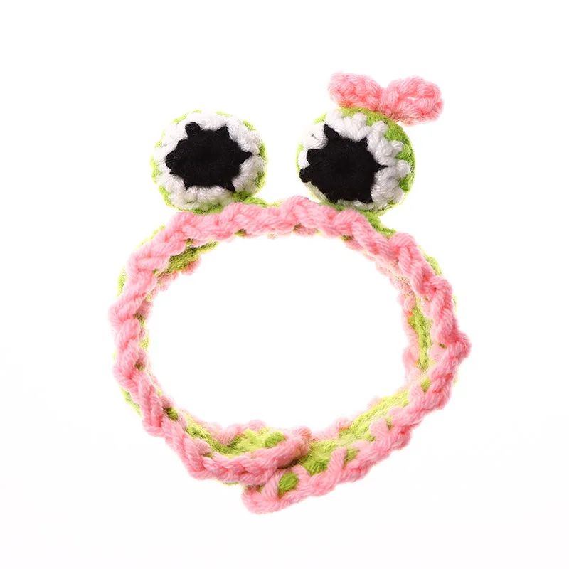 

2020 New Cute Wool Knitting Animal Rabbit Carrot Frog Bear Cat Ear Bracelet for Girls Boys Child Kids Jewelry