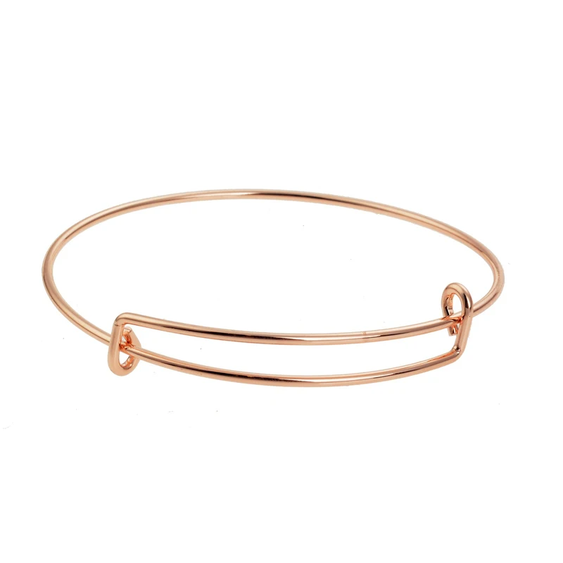Adjustable Bracelet Stainless Steel DIY Charm Bangle 50-65mm Jewelry Finding Expandable Wire Bangles Bracelets Wholesale | Украшения и