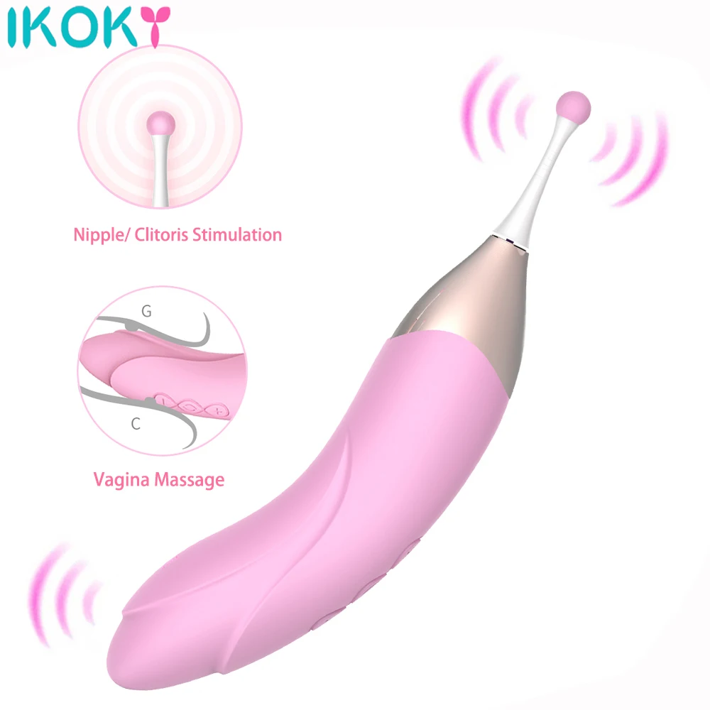 Фаллоимитатор для точки G вибратор секс-игрушка женщин двойная головка мощный