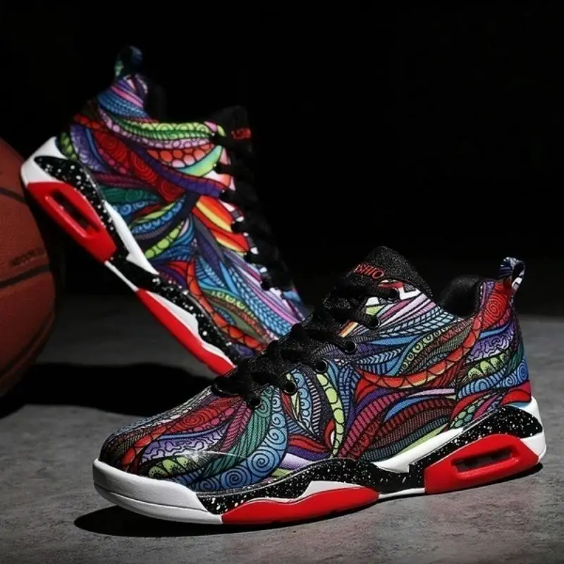 

Men Vulcanized Shoes Men Air Cushion Basketball Shoes Running Tennis Shoes Fashion Sneaker Size 35-46