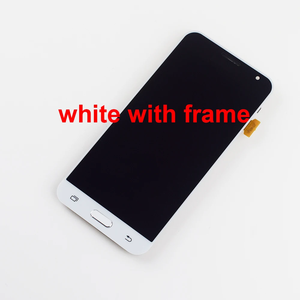 ЖК-дисплей для samsung Galaxy J3, ЖК-дисплей J320 J320F, сенсорный ЖК-экран в сборе с рамкой для J320M J320H, ЖК-экран - Цвет: white with frame