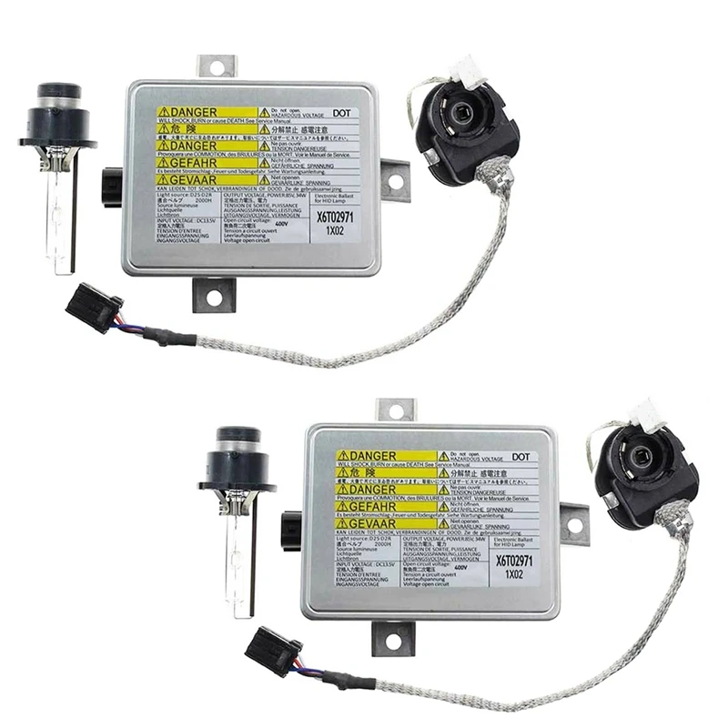 

2 Set HID Xenon Headlight Ballast & Igniter & Bulb 6000K for 2002 - 2005 Acura TL CL TSX RSX X6T02971 33119-S0K-A10