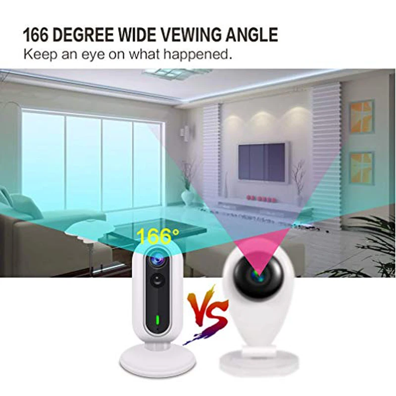 Wouwon Батарея HD 1080P Мини IP Камера 100% Беспроводной Wi Fi камеры видеонаблюдения CCTV