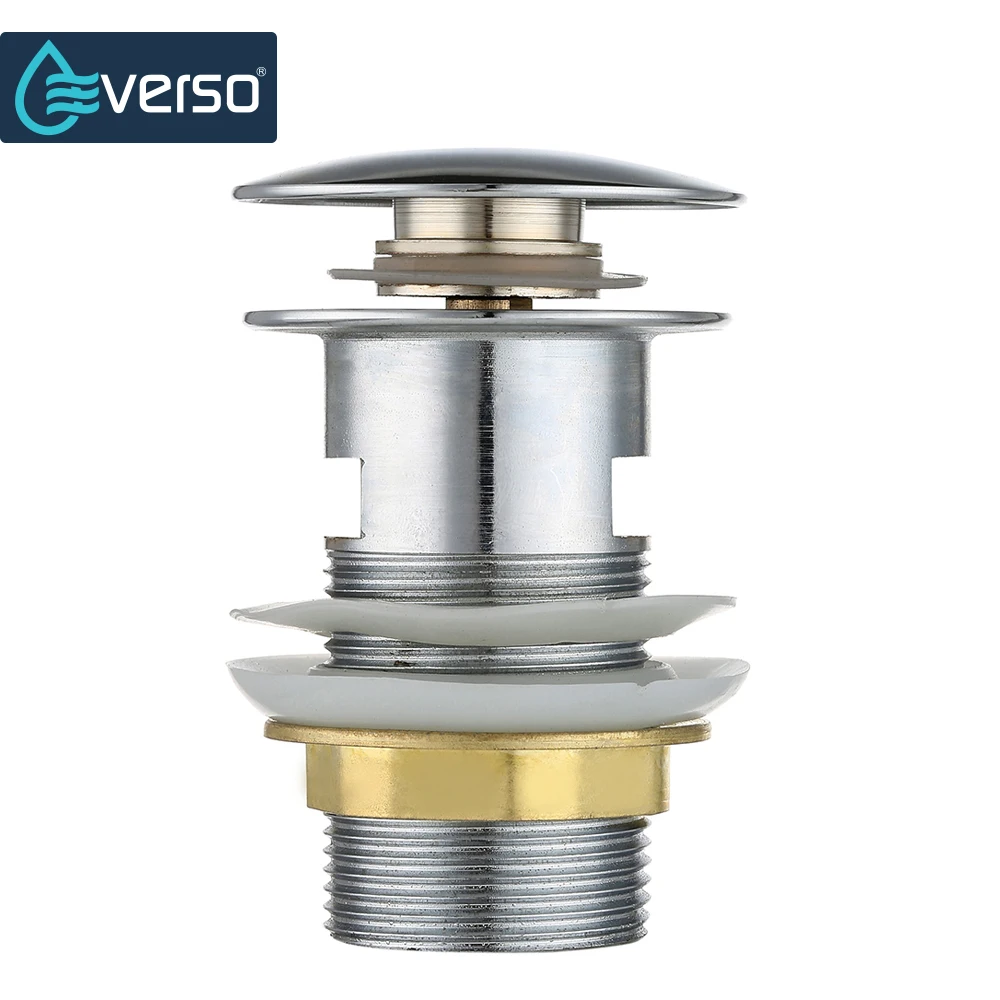 EVERSO вверх Слив с переливом раковины Раковины Сливные заглушки для кухонной