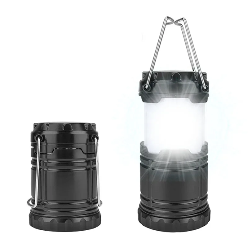

Mini Flame Light Tent Lamp LED Portable Lantern Telescopic Torch Camping Lamp Emergency Light Powered By 3*AAA Work Light
