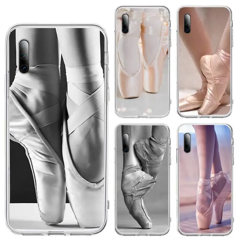 

Ballerina En Pointe Ballet Slippers Phone Case For Samsung S20 S21 Note20 A71 A30s A52 Plus Ultra lite Nax Fundas Cover