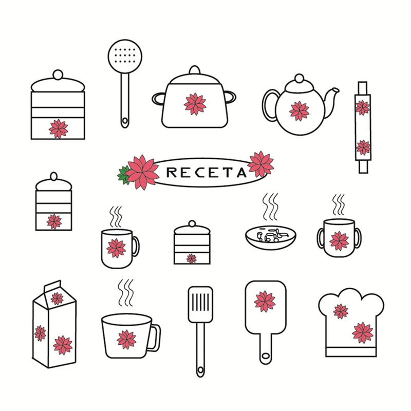 Инструменты для приготовления пищи прозрачные штампы 2019 резиновая Прозрачная