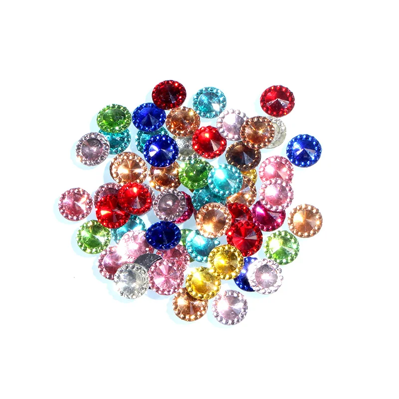 200 шт. смешанные кавайные блестящие круглые кабошоны в горошек украшения для