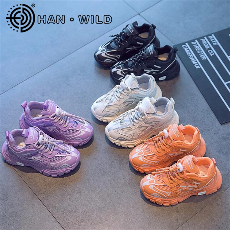 

Quality Kids Sport Shoes Candy Color Breathable Mesh Children Shoes Girls Boys Sneakers Casual Flat Kids Toddler Footwear