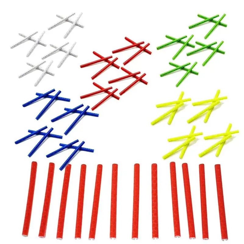 12 шт. велосипедная цветная светоотражающая лента со спицами для активного отдыха