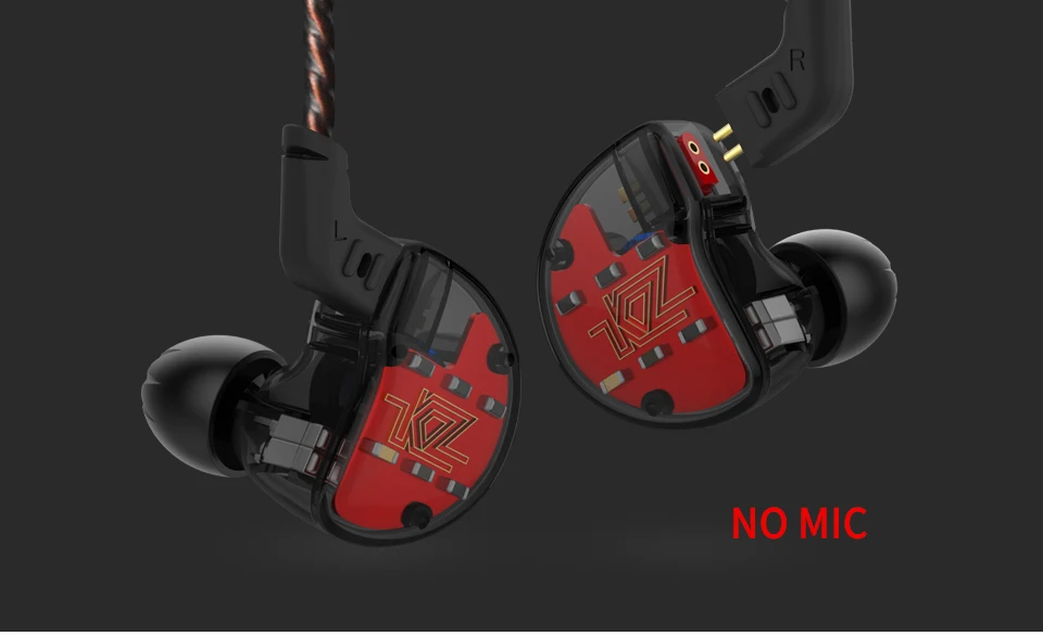 KZ ZS10 4BA с динамическим гибридным наушником в ухо, HIFI DJ Monito, спортивные наушники для бега, 5 приводных устройств, гарнитура, вкладыши KZ AS10 KZ ZSN
