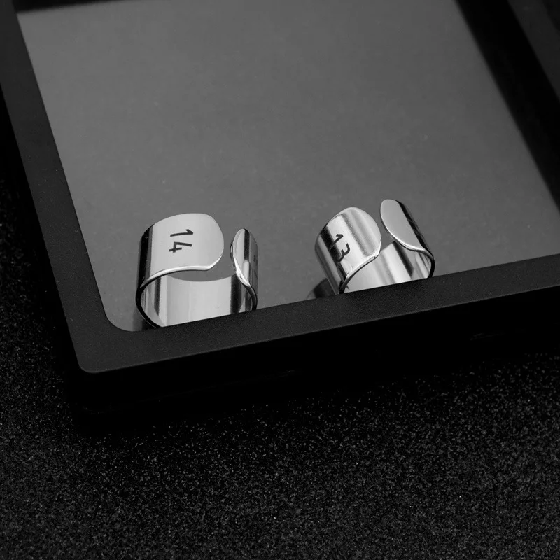 Кольцо с простой резьбой в стиле панк 1314 модное мужское и женское кольцо из