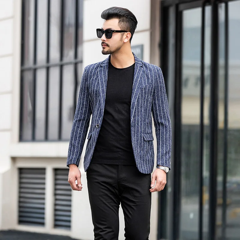 Zogaa 2019 новые мужские Умные повседневные Пиджаки Тонкий мужской блейзер костюмы