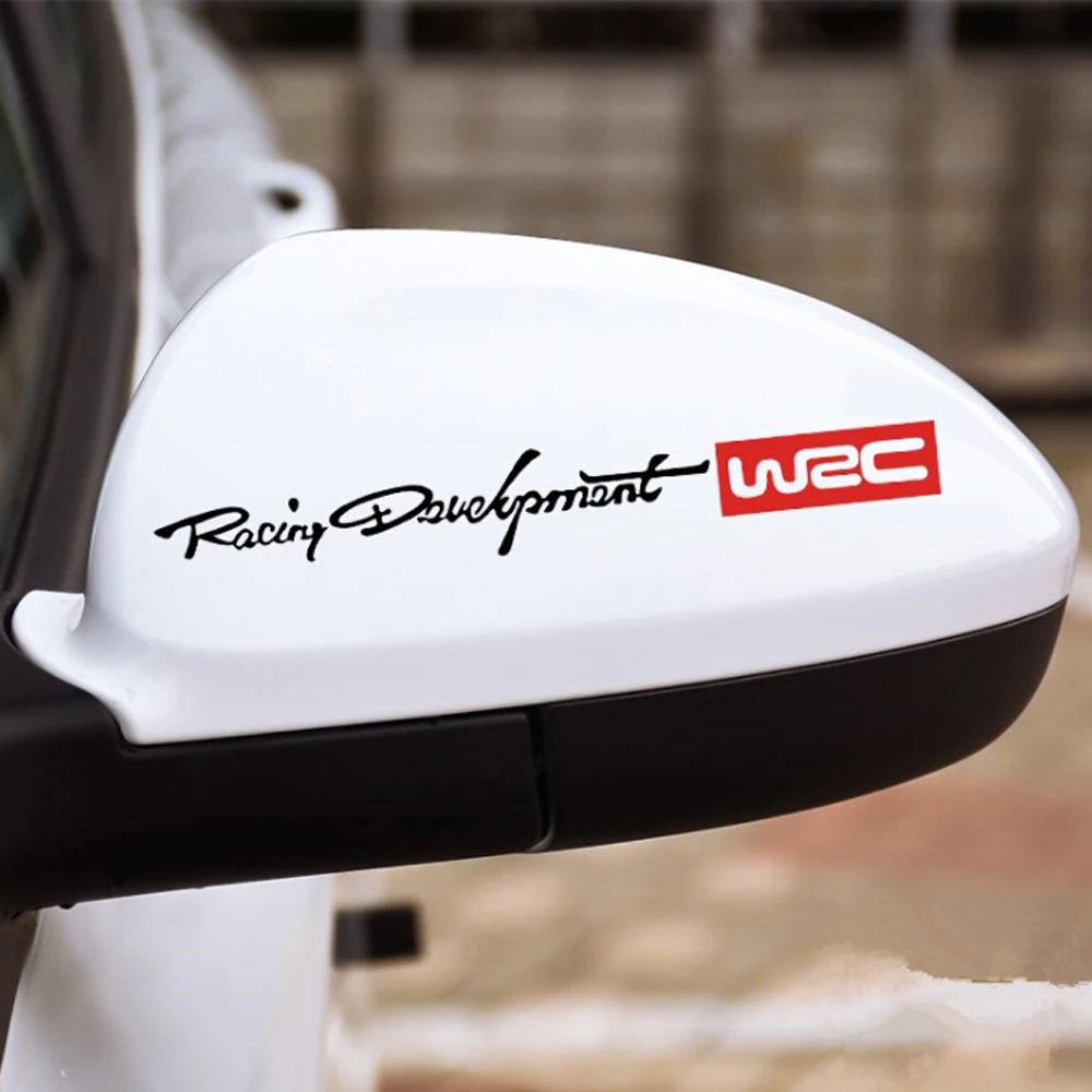 WRC автомобильные Дверные Ручки Светоотражающие наклейки для Toyota Camry Corolla RAV4 Yaris