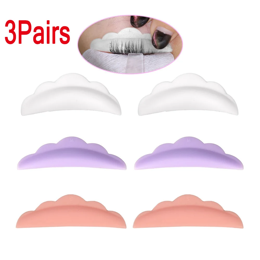 3 пары силиконовых ресниц Perming Lift Shield Rods охранник бигуди колодки индивидуальные