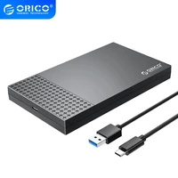 orico type c hdd case 2 5 usb3 1 to sata3 0 box 5gbps 4tb gen1 ssd hard drive enclosure usb 3 1 adapter support uasp auto sleep